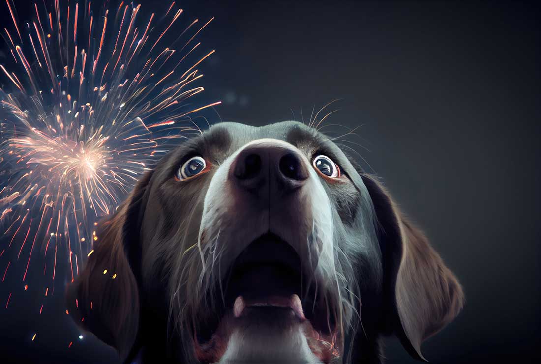 5 conseils pour calmer votre chien lors de feux d&rsquo;artifice