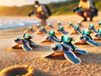 Des scientifiques transforment des bébés tortues en explorateurs high-tech