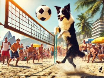 Ce chien star fait trembler les plages de Rio et enflamme les réseaux sociaux !