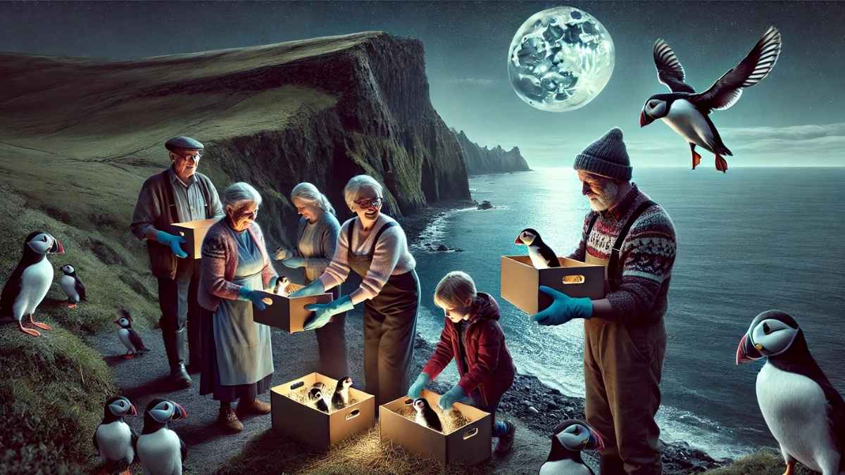 Cette tradition insolite des Islandais va vous émouvoir : ils jettent des bébés macareux du haut des falaises !