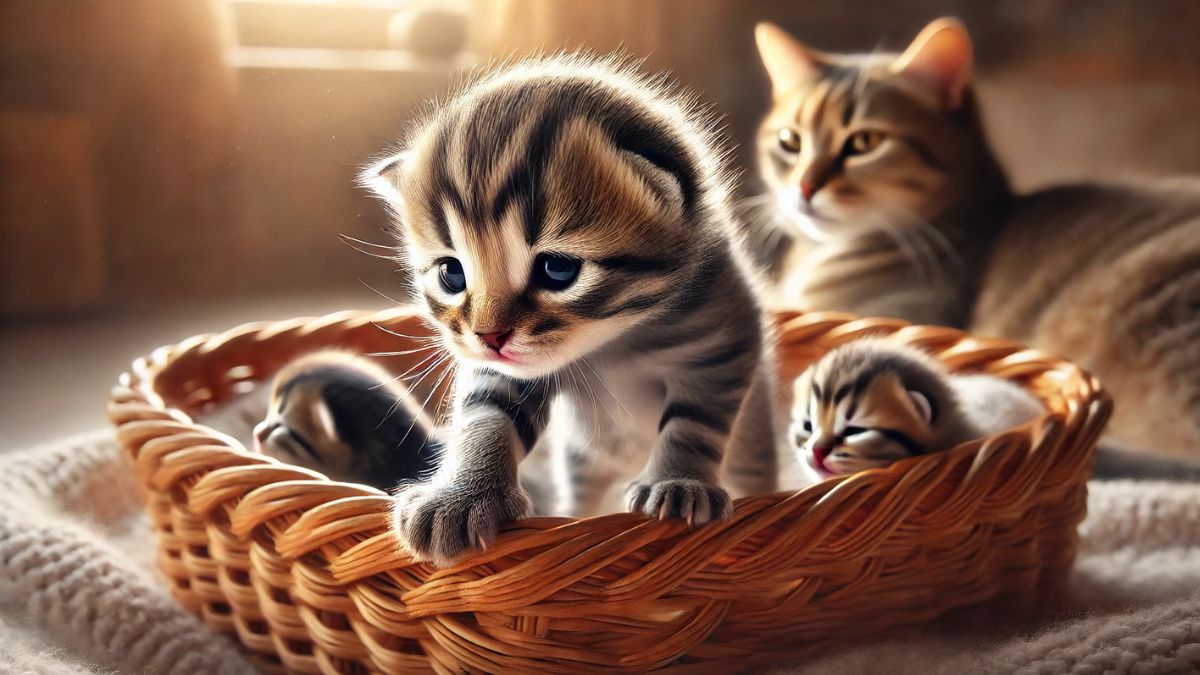 Incroyable : ce chaton de 2 heures défie déjà les lois de la nature et stupéfie les internautes