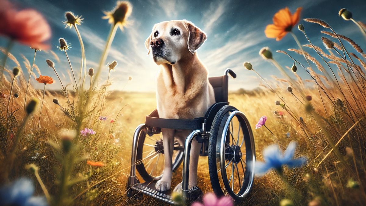 Le vol odieux du fauteuil roulant de ce chien âgé déclenche une incroyable vague de solidarité