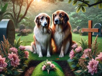 Cette famille fait un choix bouleversant pour aider ses chiens à dire adieu à leur ami disparu