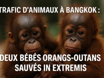 Trafic d&rsquo;animaux à Bangkok : deux bébés orangs-outans sauvés de justesse