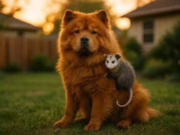 Un chien rapporte un étrange compagnon en rentrant à la maison !