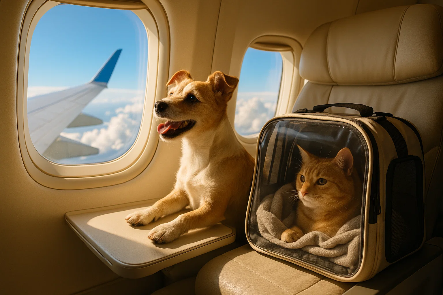 Voyages en avion : ce pays accepte enfin chiens et chats