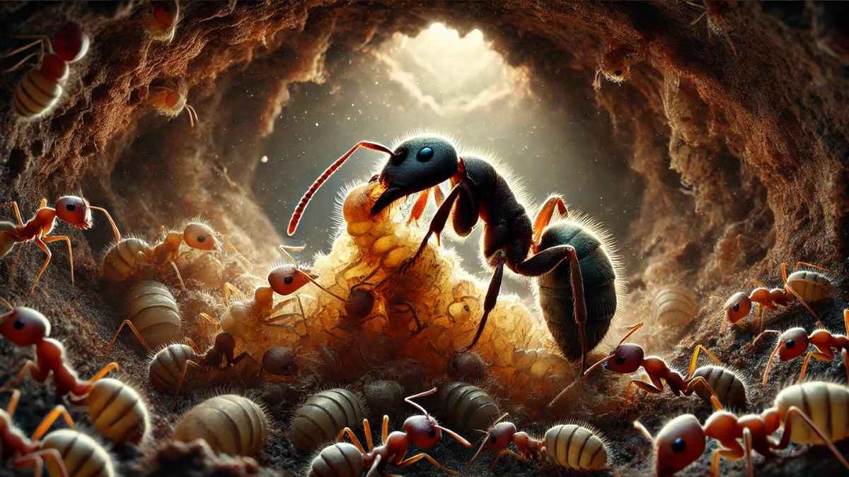 Cette reine dévore ses bébés pour une raison qui va vous surprendre !