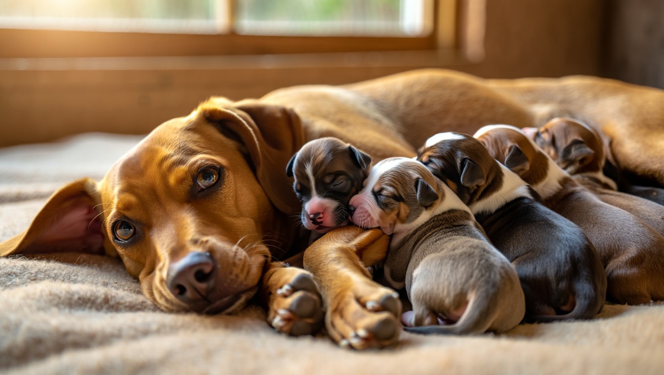 Gestation et mise bas chez la chienne : guide complet pour une maternité sereine