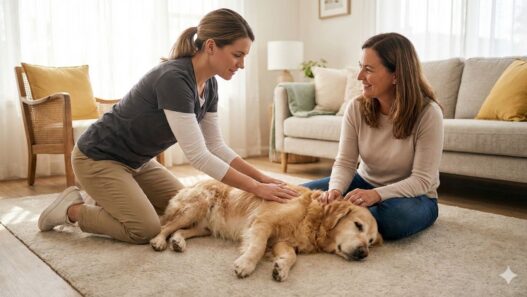 L’ostéopathie animale : quand le regard humain révolutionne le bien-être de nos compagnons