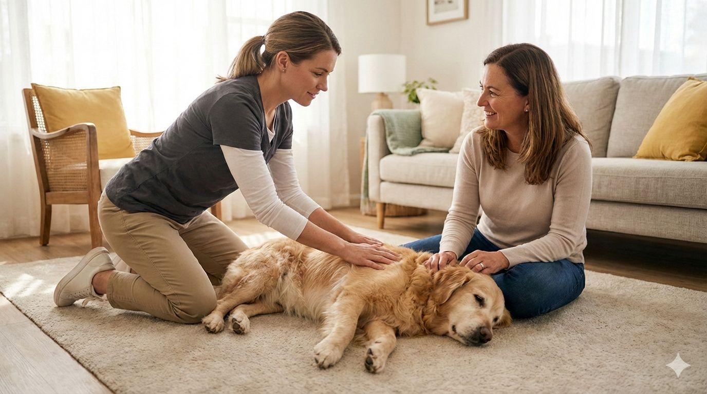 L’ostéopathie animale : quand le regard humain révolutionne le bien-être de nos compagnons
