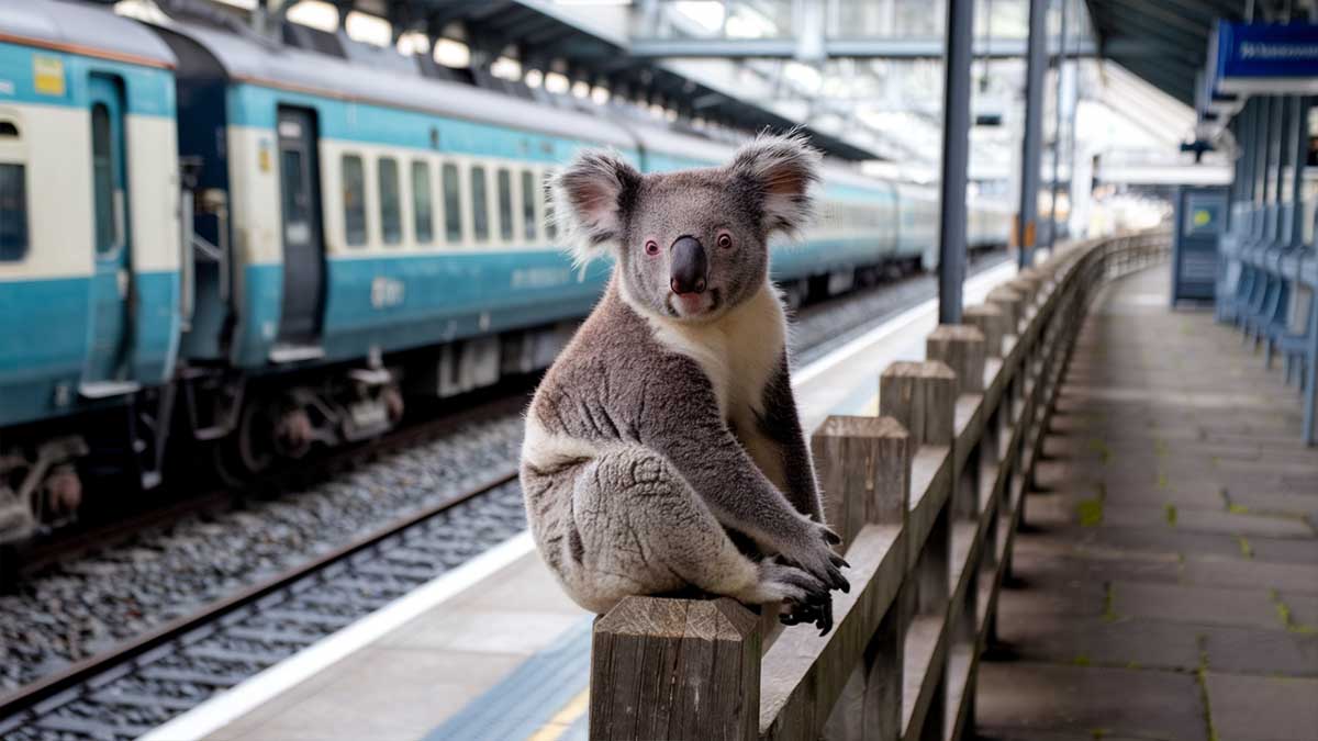 Un koala perdu dans une gare de Sydney révèle une crise écologique alarmante !
