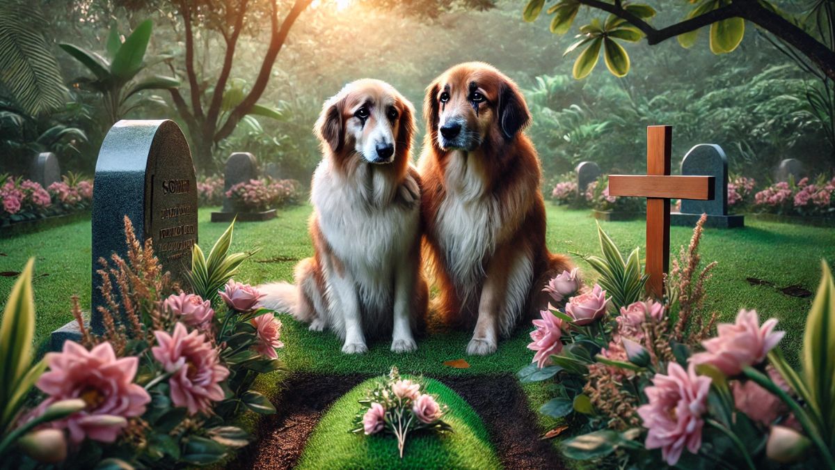 Cette famille fait un choix bouleversant pour aider ses chiens à dire adieu à leur ami disparu