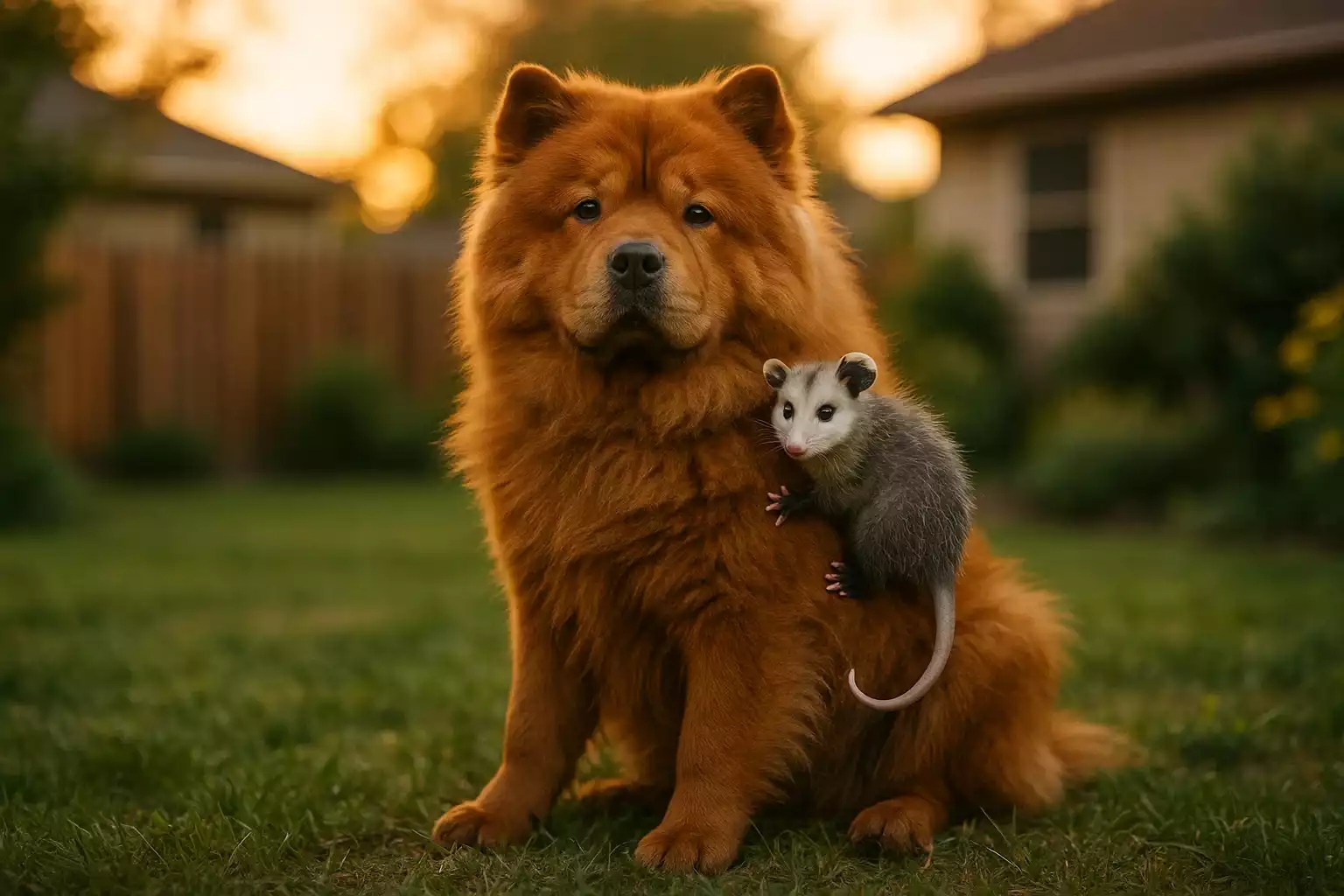 Un chien rapporte un étrange compagnon en rentrant à la maison !