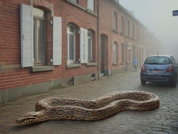 Beuvry : le python du garage finit dans la rue, les voisins sous le choc