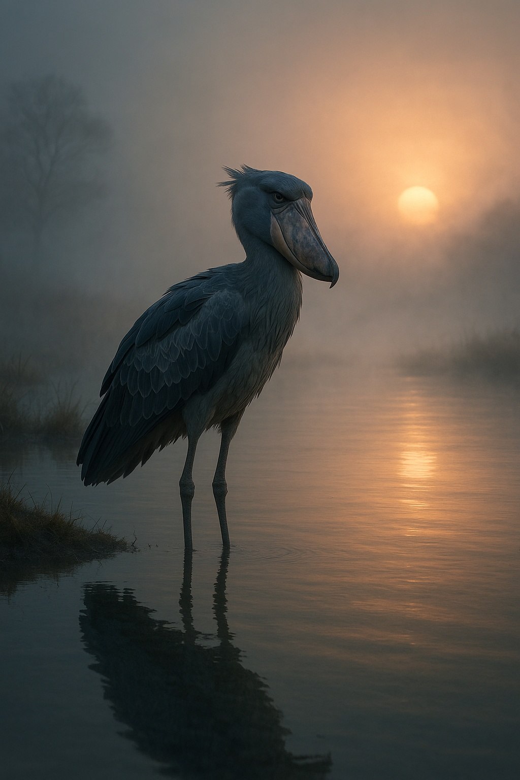 Le bec en sabot : prédateur solitaire à l’allure de dinosaure