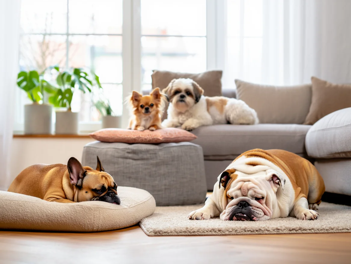 Top 15 des races de chien qui ne sont pas attirées par l’extérieur