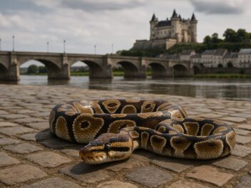 Un python royal en liberté à Saumur : la police intervient
