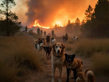 Incendie dans le sud de la France : plus de 200 chiens et 80 chats pris au piège