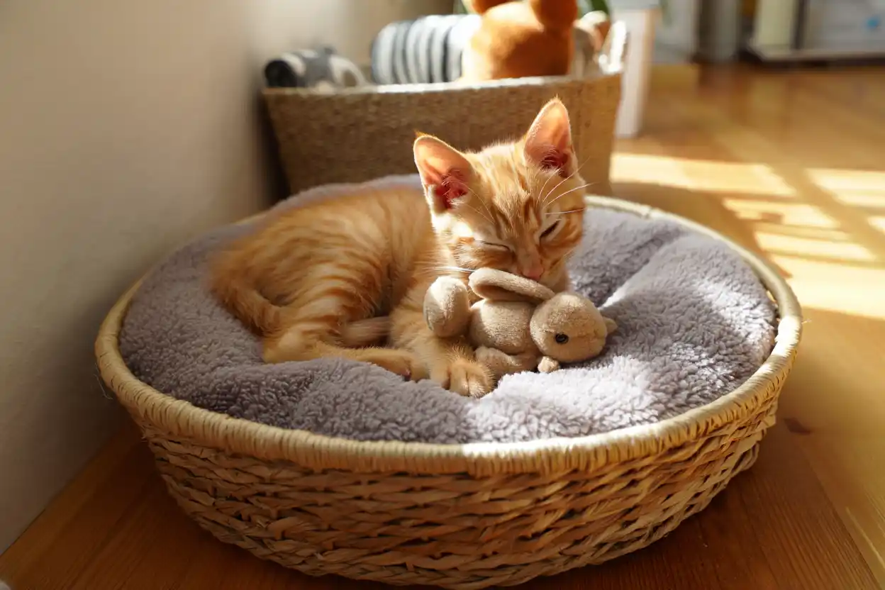 Un doudou pour chaton : accessoire futile ou vrai réconfort ?