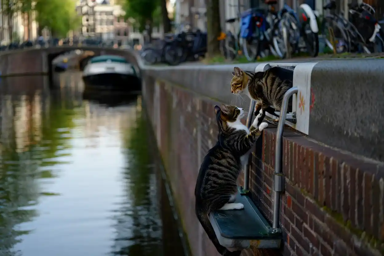 Amsterdam dépense 100 000€ pour sauver ses chats : découvrez l’initiative choc !