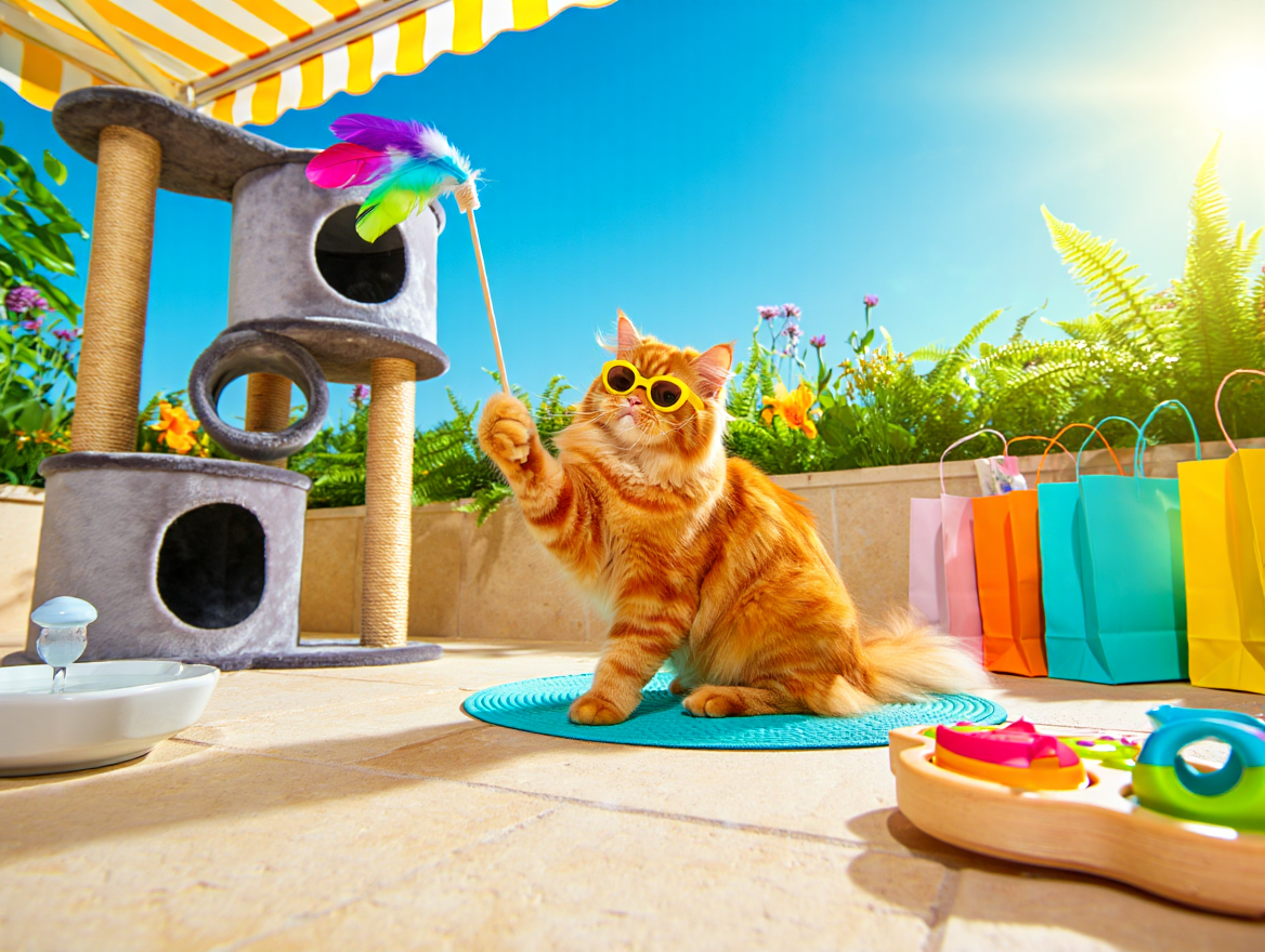 SOLDES 2025 : Découvrez les 7 accessoires indispensables pour le bien-être de votre chat cet été !