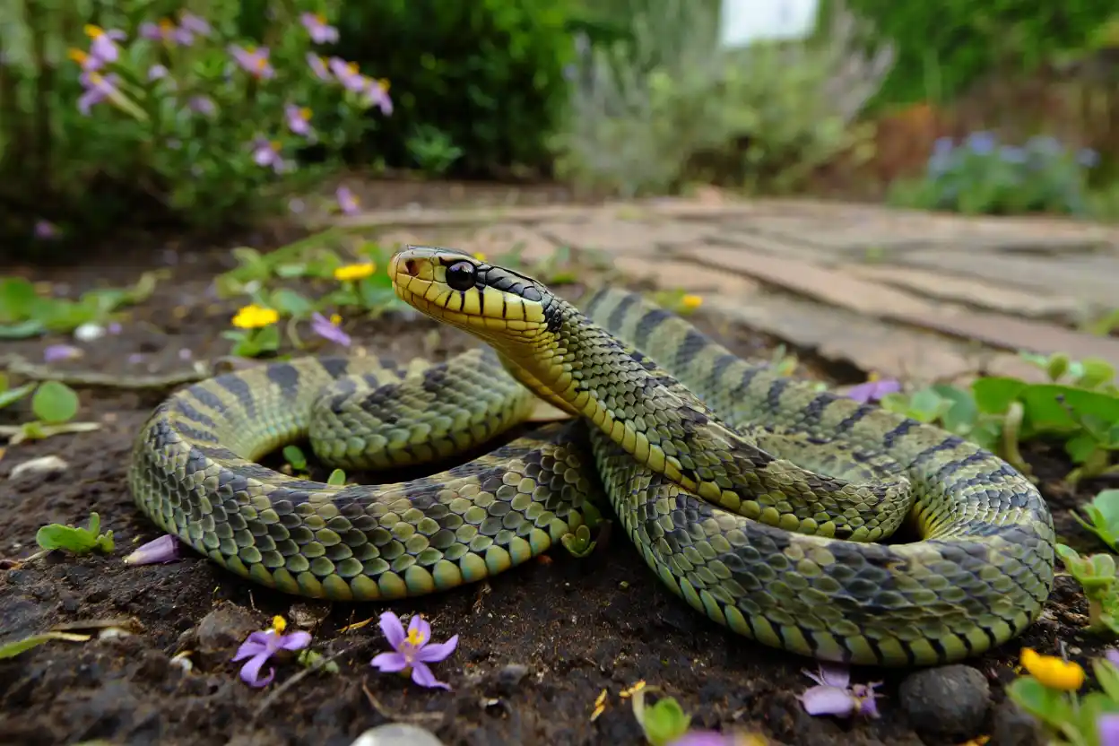 Le bruit qui attire les vipères : comment éviter de transformer votre jardin en repaire à serpents ?