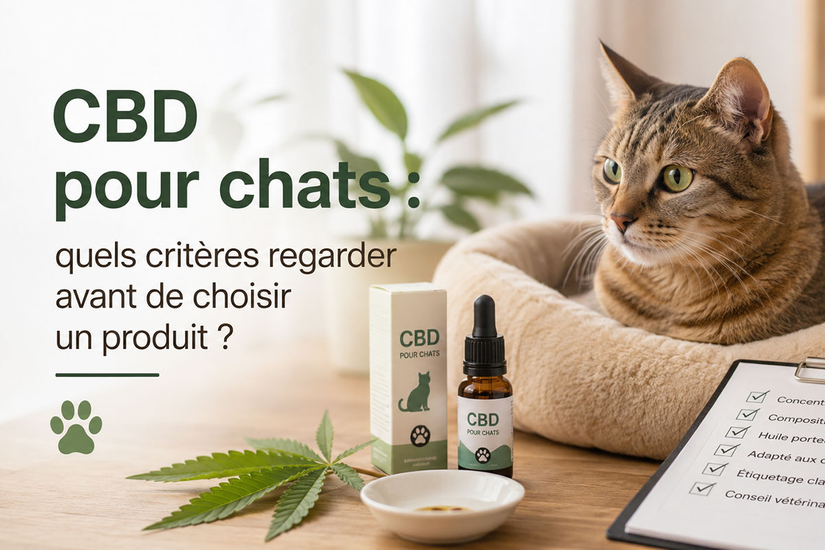 CBD pour chats : quels critères regarder avant de choisir un produit ?